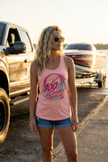 Ladies Racerback Tank - 100 MPH Club