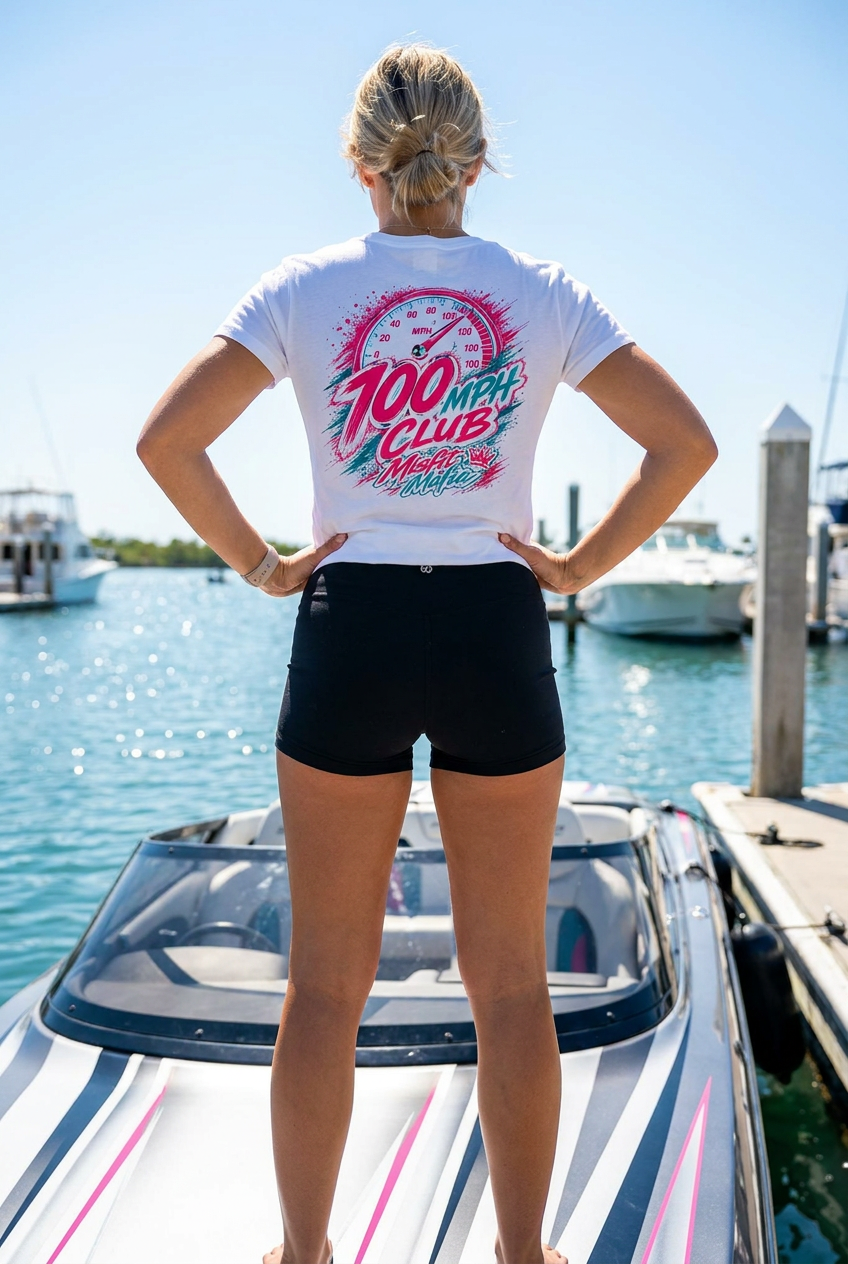 Ladies Sport-Tek Tee - 100 MPH Club