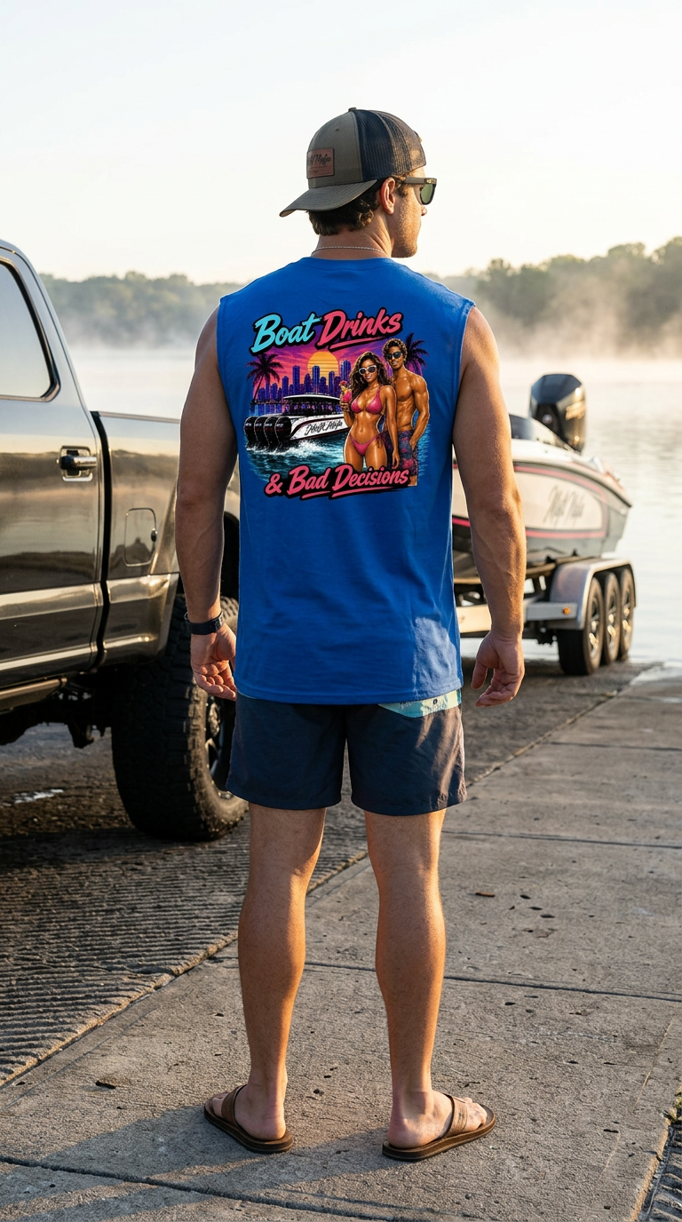 Mens Sport-Tek ® Sleeveless - Boat Drinks