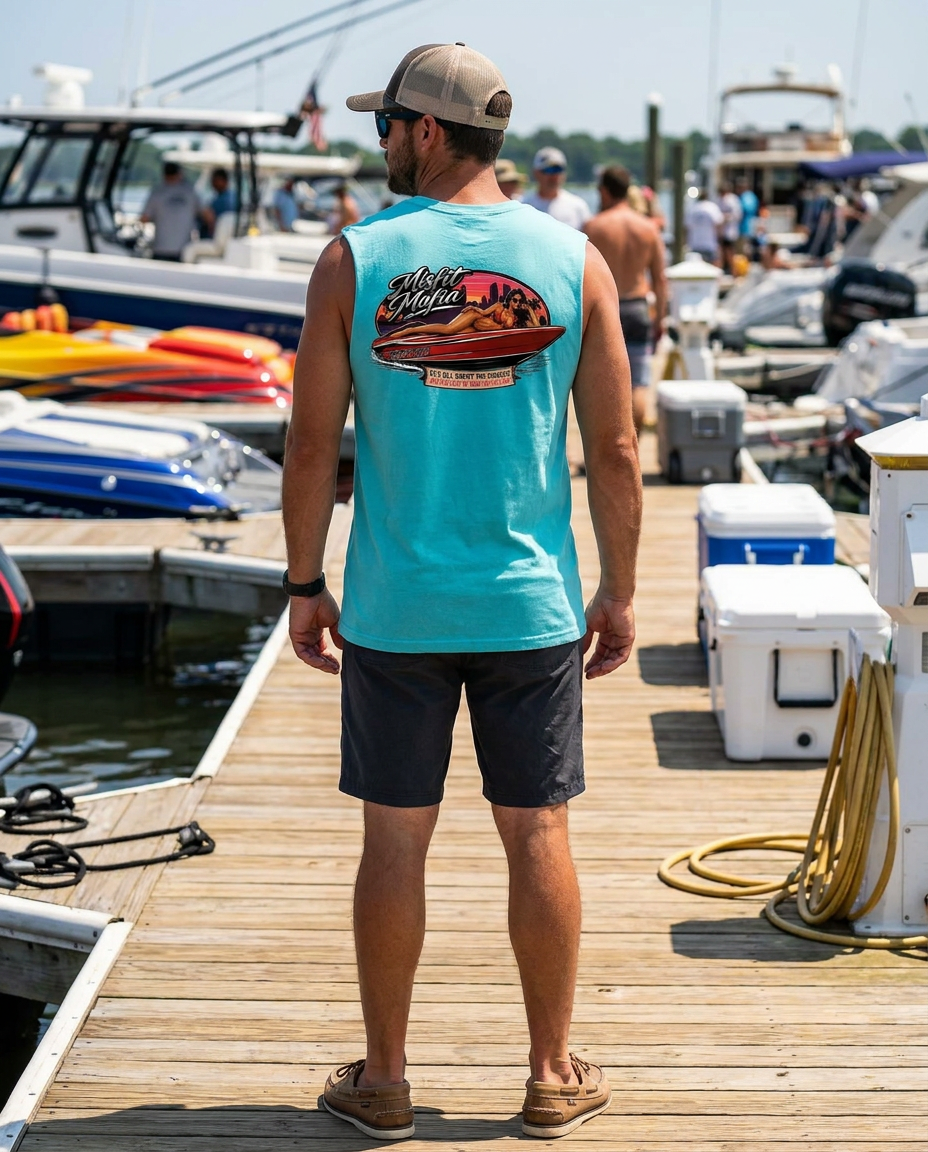 Mens Cotton Tank - All About the Curves