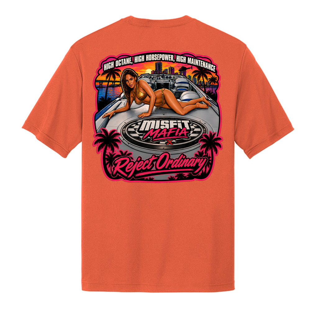 Neon Orange - ST350 - BACK