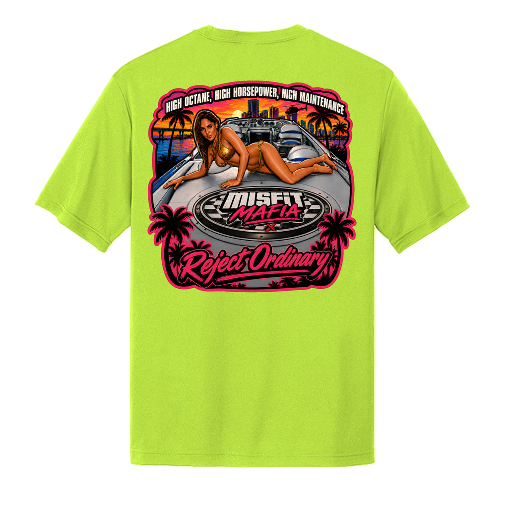 Neon Yellow - ST350 - BACK