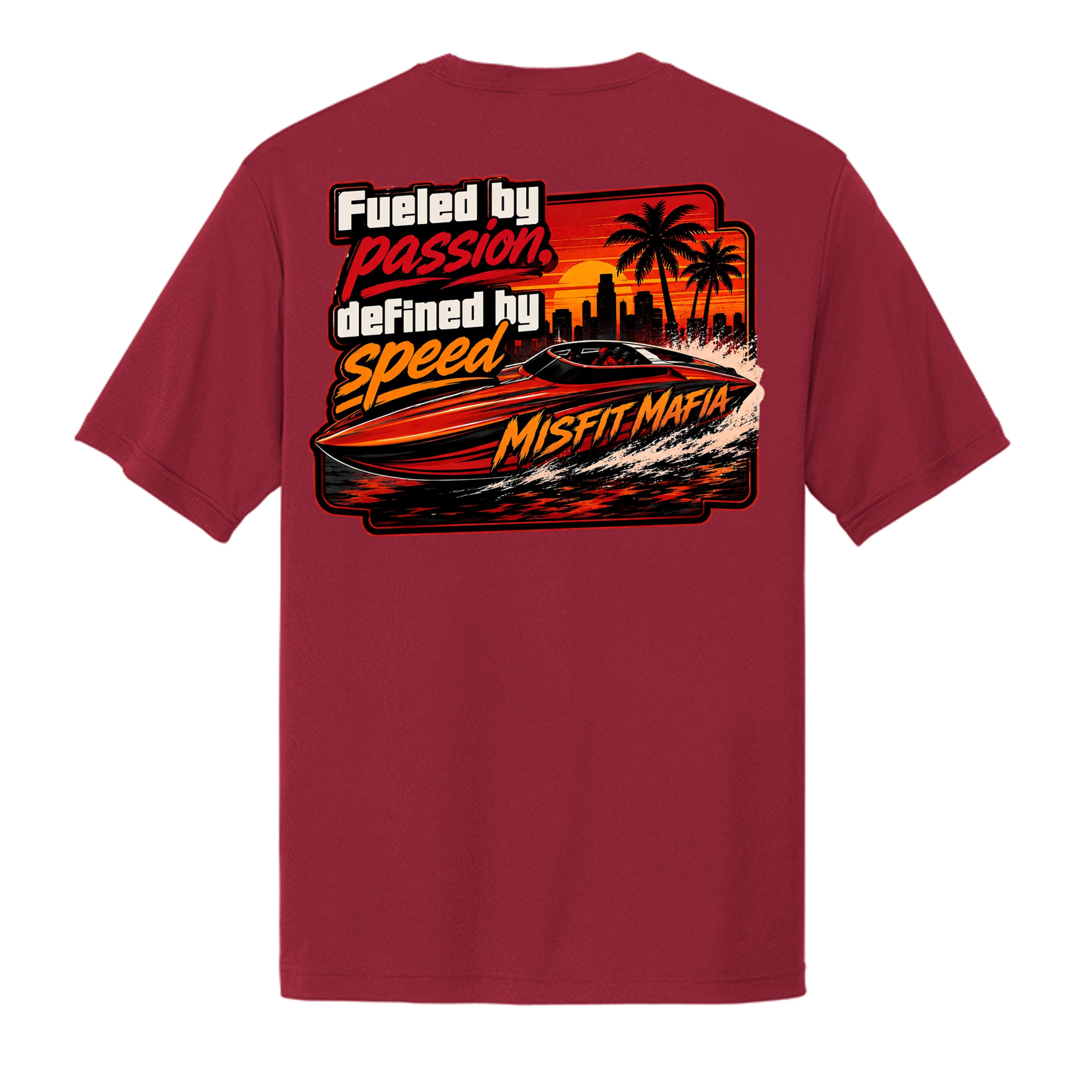 Deep Red - ST350 - BACK