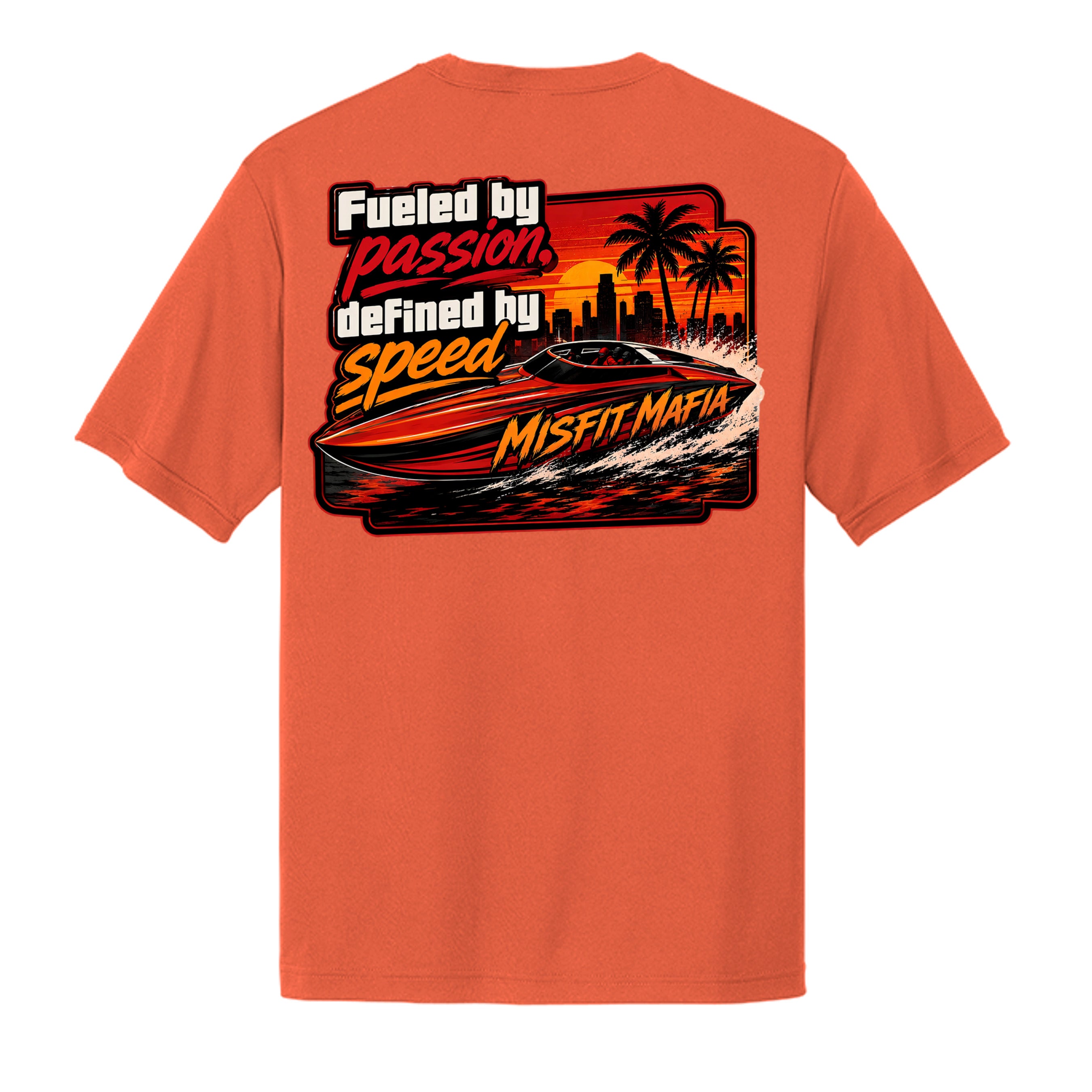 Neon Orange - ST350 - BACK