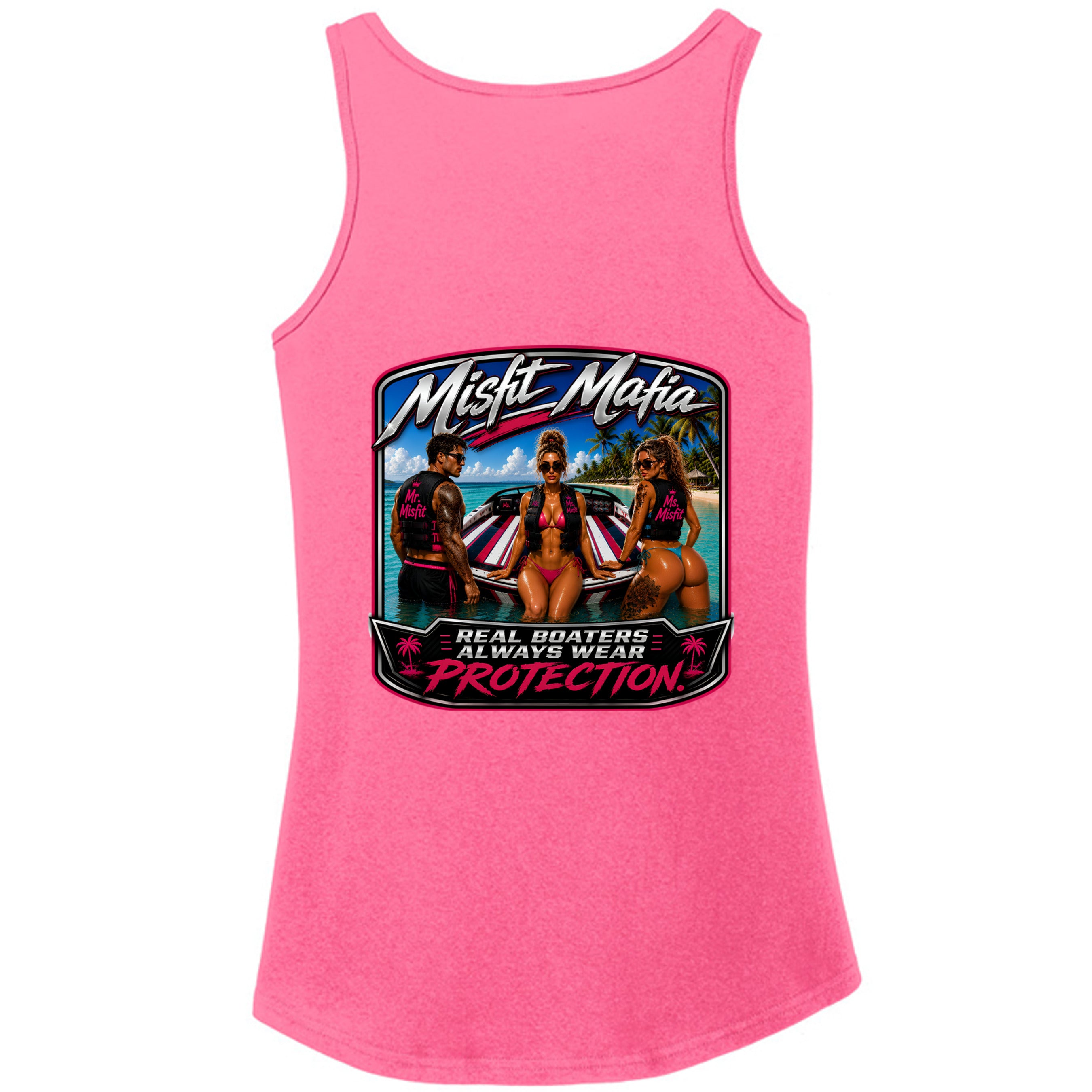 Neon Pink - LPC54TT - BACK